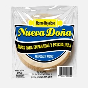 Tapas de empanadas 500g hojaldre