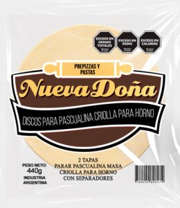 Discos para pascualina masa criolla para horno